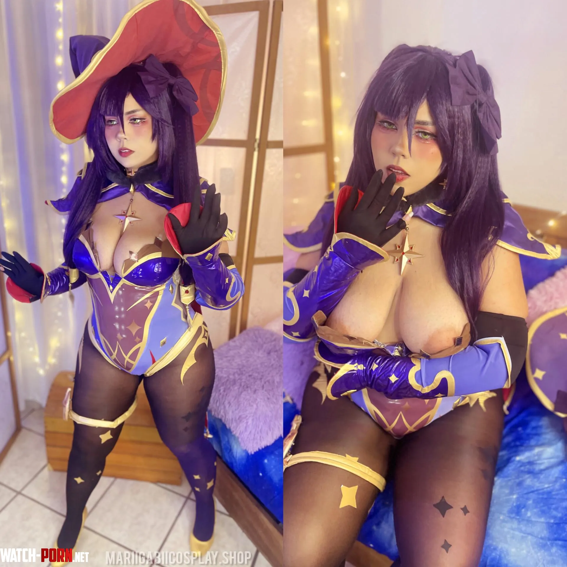Mona Megistus  genshin impact by Mariigabiicosplay  by mariigabiicos