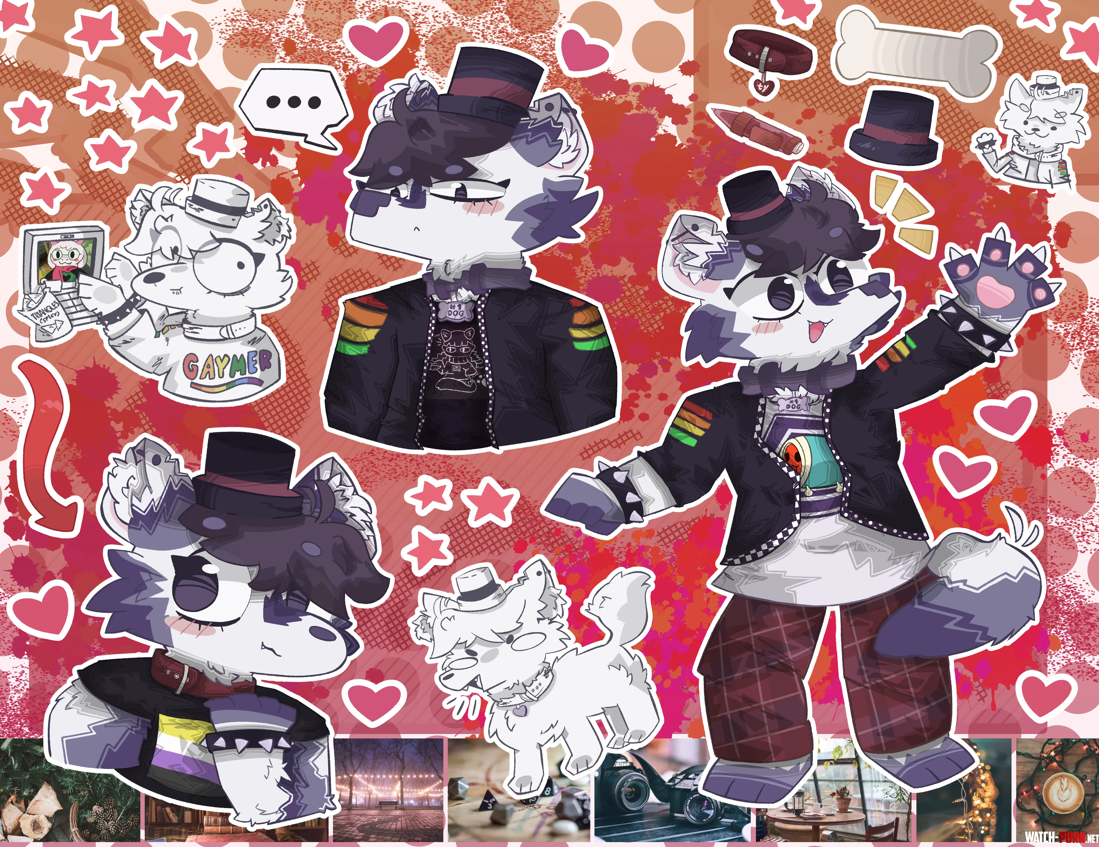 all the dogs the dogs the dogs oc by KemofureScarlet