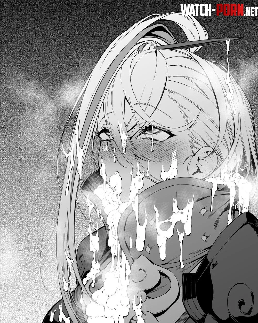 Just a sperm towel drunk off of wearing her owners nut milk fwz0716 by unknownshiro1