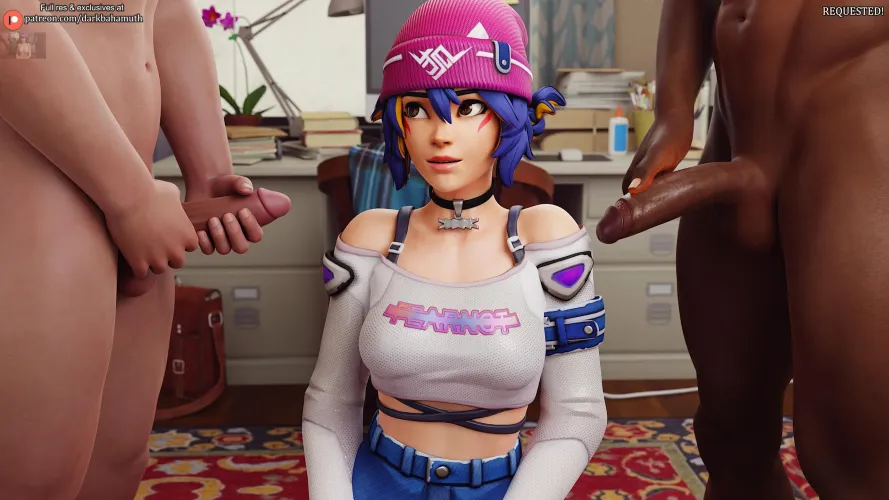 Thumbnail Exploring Kiriko's New Friendships in Darkbahamuth's Overwatch Rule34 - By Author Darkbahamuthh