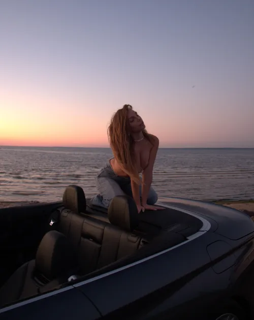 Thumbnail Captivating Elegance: An Okenan, a Sunset, and Me - A ClassySexy Tale by YourVividDream