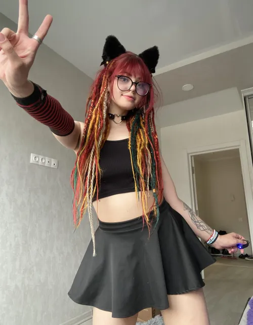 Thumbnail The Playful Kitten: Exploring Miniskirt Fashion by SkinnyLovess
