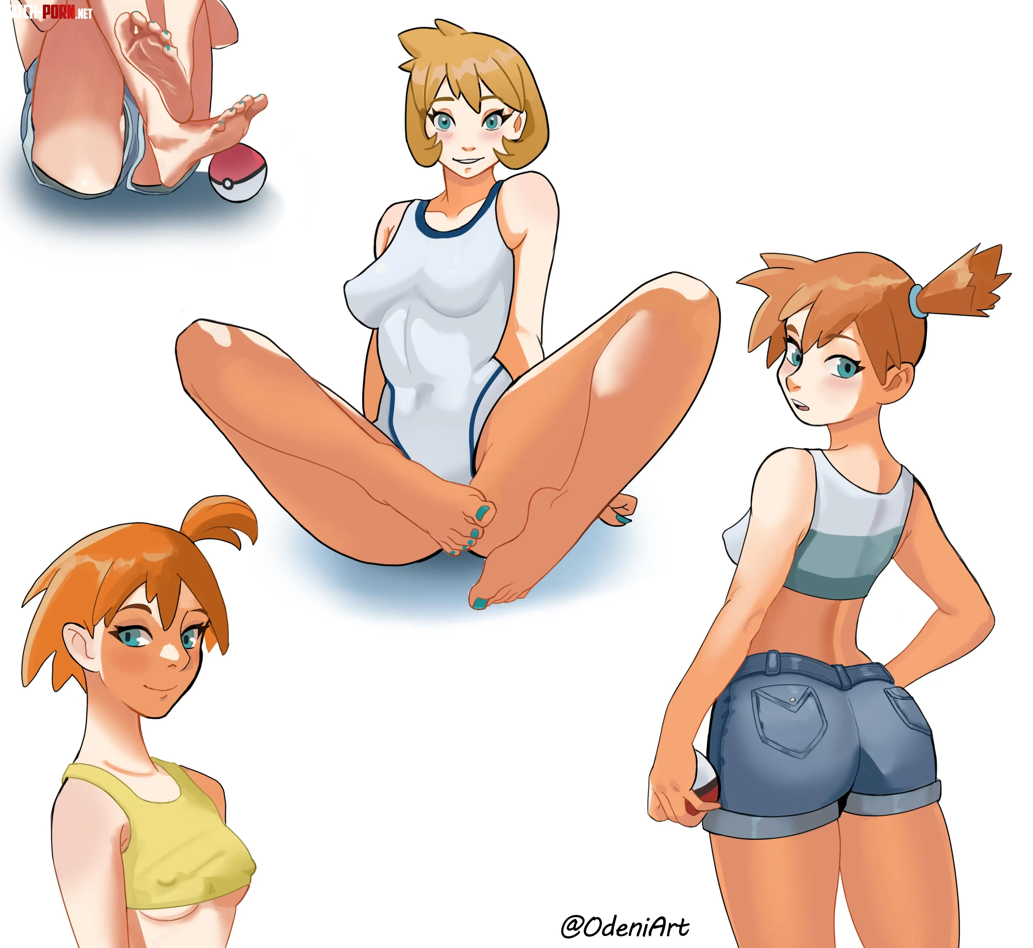 Misty versions OdeniArt Pokemon by DeniNeto