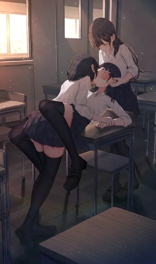 Thumbnail Caught in the Middle: Original Yuri Interactions