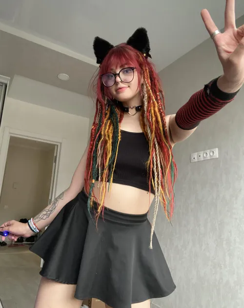 Thumbnail Exploring Stylish Miniskirts with the Playful Kitten: A Guide by SkinnyLovess