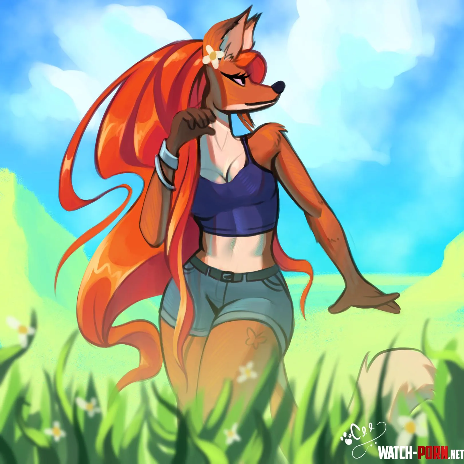 Summer of flowers  Art by me by CeeDrawalot