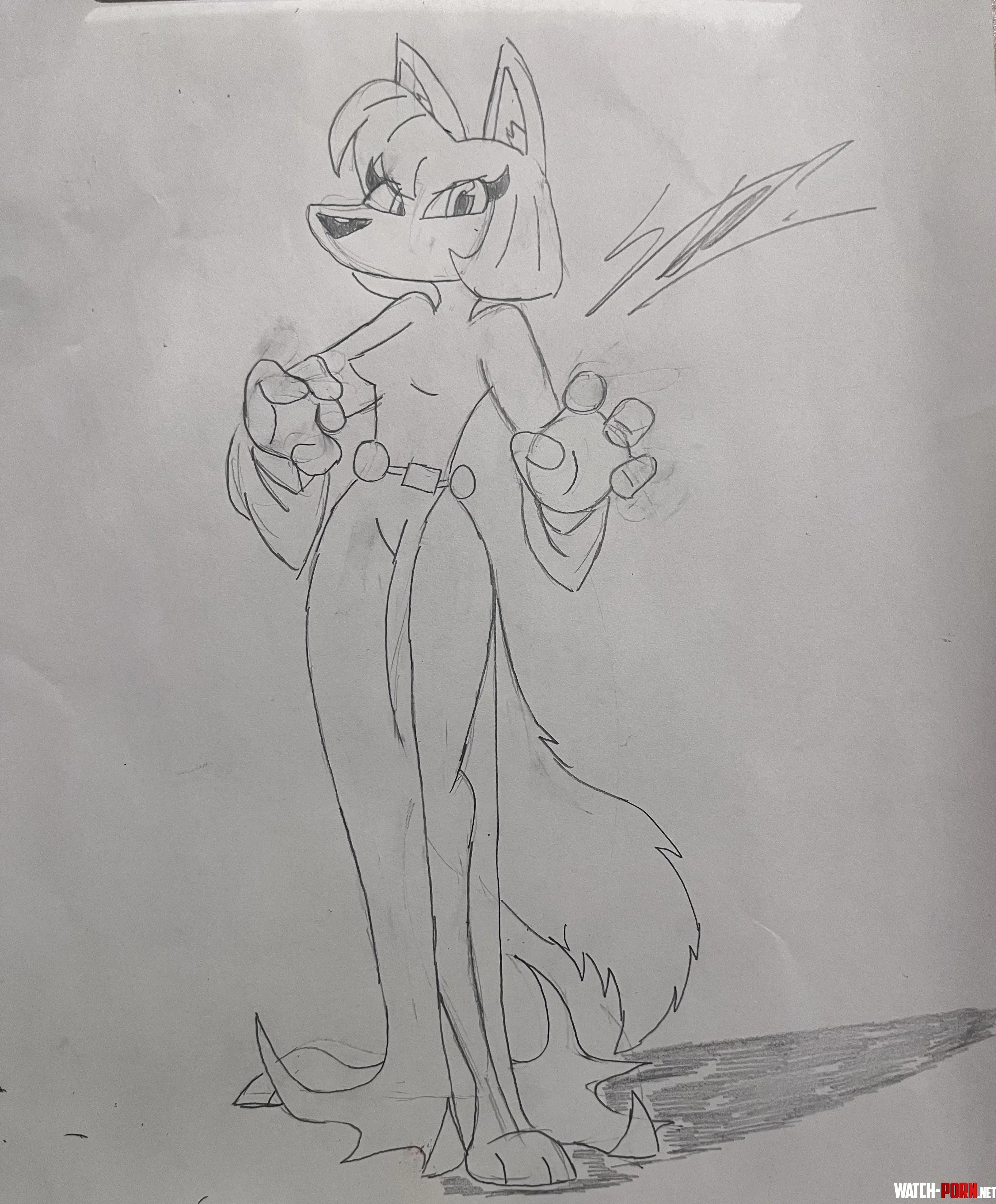 Heres a pick of my Wolf mage doodle this one afternoon by General-Customer-687