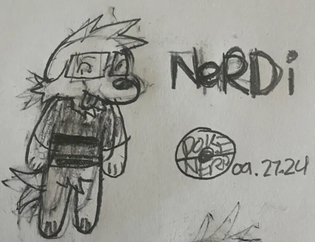 Thumbnail Silly New Dog Fursona Art by _nerdkipdraws: Unique Furry Creations