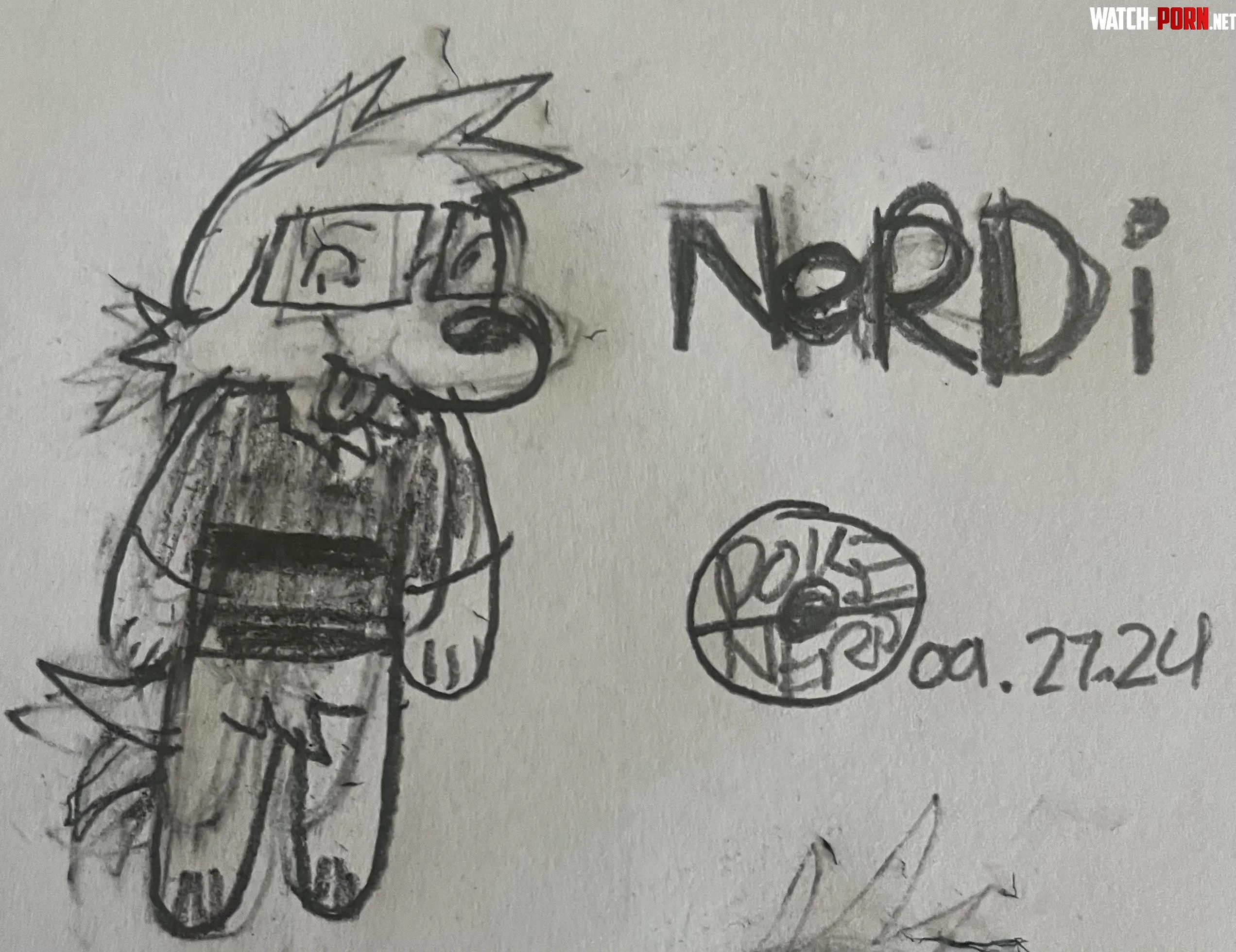Silly new dog fursona ART BY ME by _nerdkipdraws