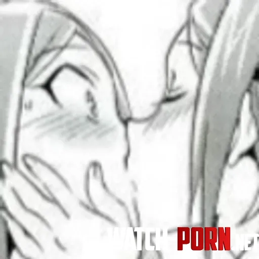 Mono 2girls kissing blush sweat close up eyes openclose side view face grab by kei-kazuki