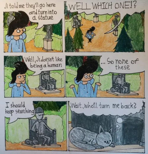 Thumbnail Charming Little Statue Art by MrMoor2007: A Furry Masterpiece
