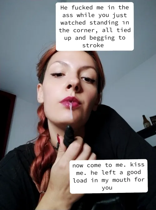 Thumbnail Cum Kiss: A Sensual Tale by [Author] | Indulge in CEI Captions Category for Intriguing Stories and Scenarios