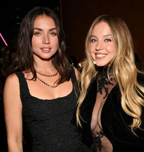 Thumbnail Ana de Armas and Sydney Sweeney: Dynamic Duo | CelebsGW