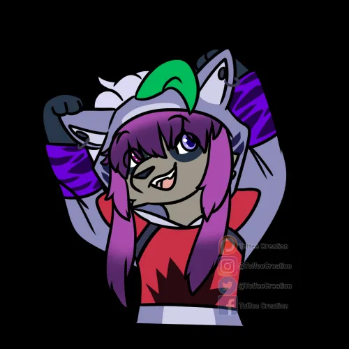 Thumbnail Furry Onesie: Roxanne Wolfs 3nnYCH Design by ToffeeCreation - Limited Stock Available!