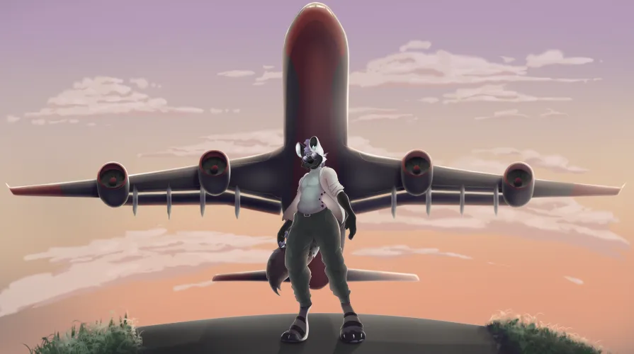 Thumbnail I Like Planes OC: A Furry Art by GaylordAfterdark - Explore the Fascinating World of Anthropomorphic Aircraft! | Furry Art