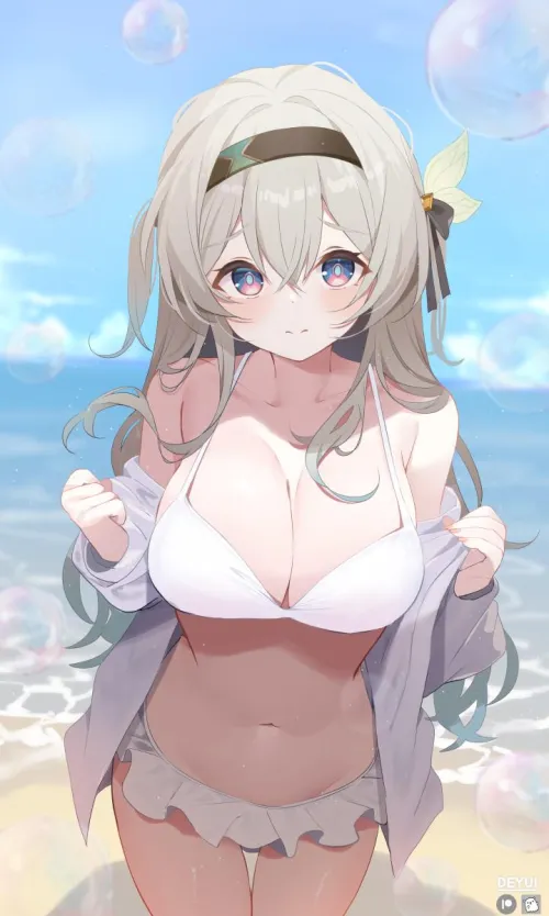 Thumbnail Cutie Firefly Ready to Go Swimming: An Ecchi Dive | RainDMask