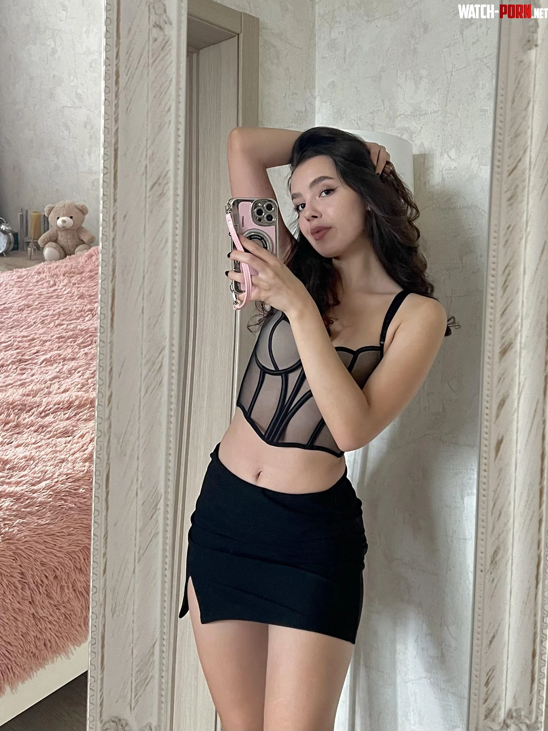 A little black skirt thats sure to turn heads by After-Earth1943