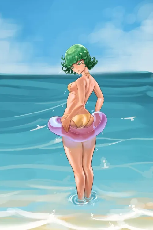 Thumbnail Tatsumaki's Unique Situation Unraveled by Coco_doodle | thighdeology