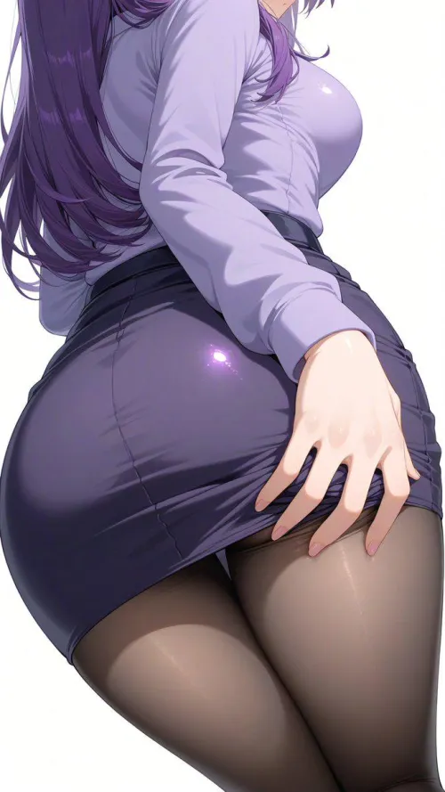 Thumbnail Purple Office Lady: A Captivating Tale by Author CheetahSperm18 in the AnimeBooty Genre