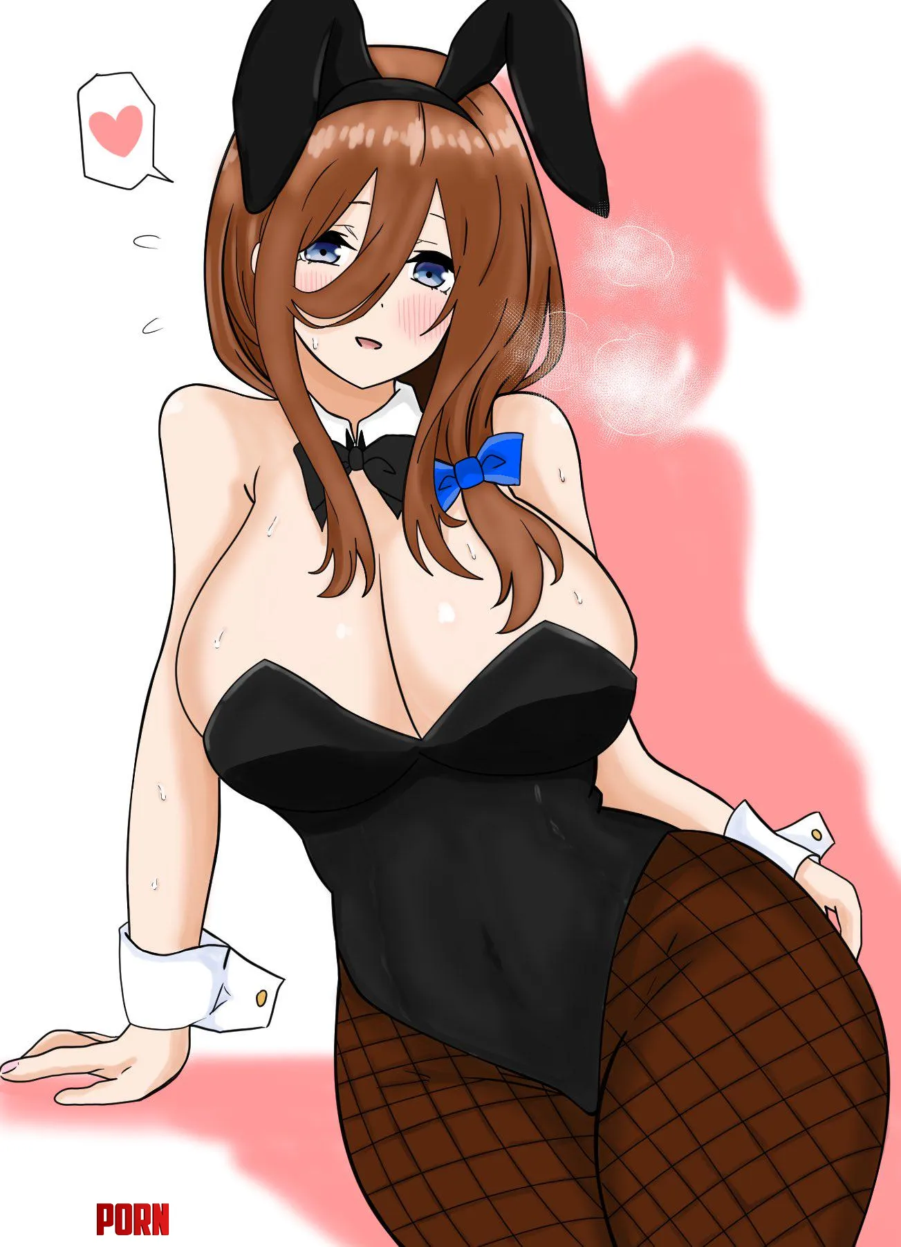 Sexy Bunny Girl Miku Nakano Quintessential Quintuplets by Csxc
