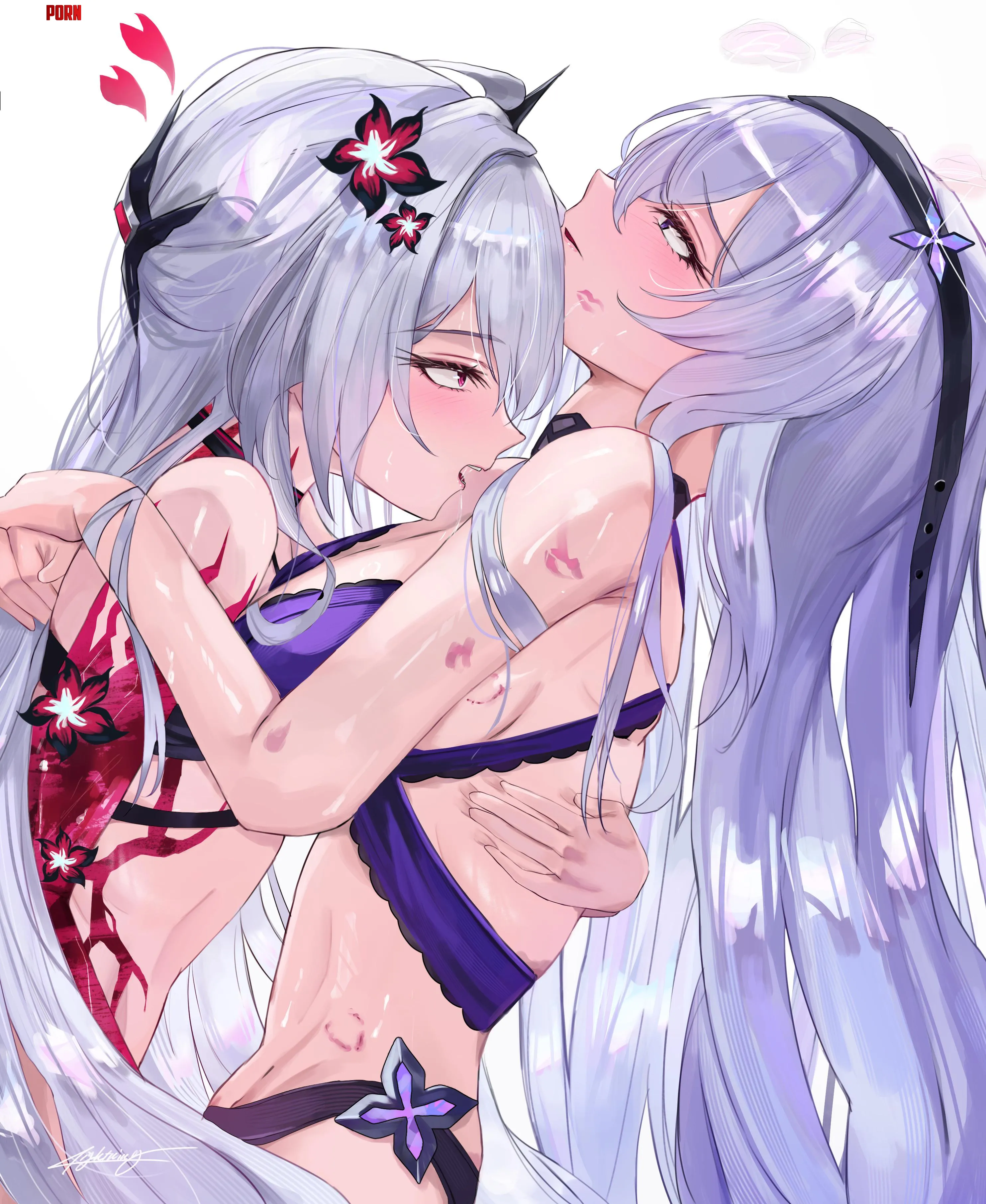 Acheron amp Black swan Honkai Star Rail by Silent_Steak_9540