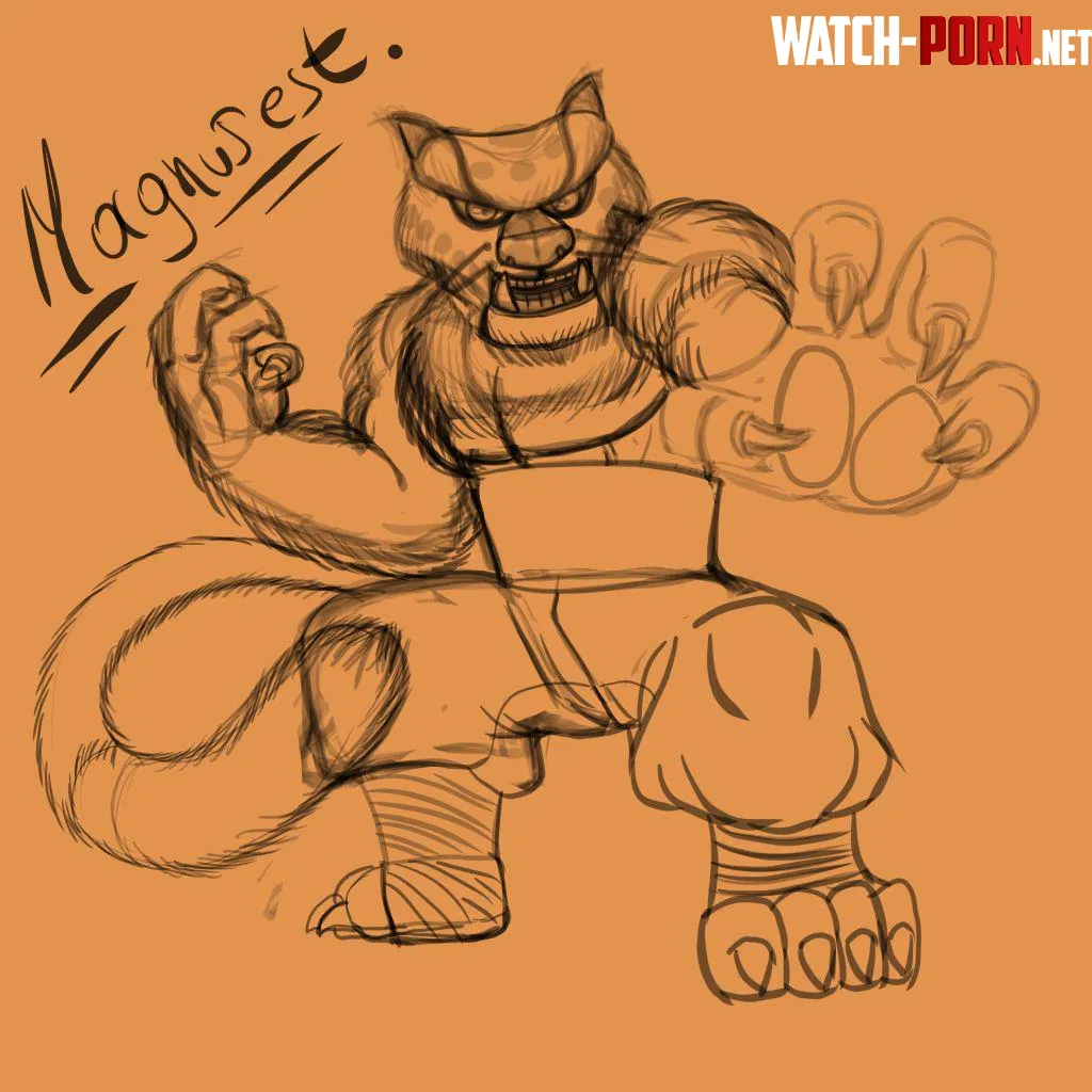Drawing Tai Lung by MagnusestebanArt