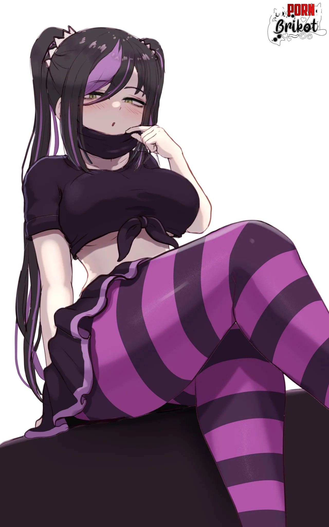 Girl in Striped Tights by asap_pocki