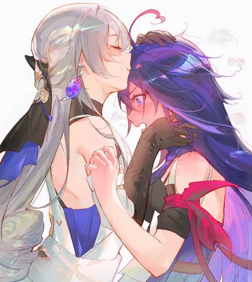 Thumbnail Forehead Kiss: Intimate Moments in Honkai Star Rail