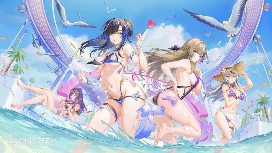Thumbnail Beach Party Snowbreak: A Fun Ecchi Event by Silent_Steak_9540