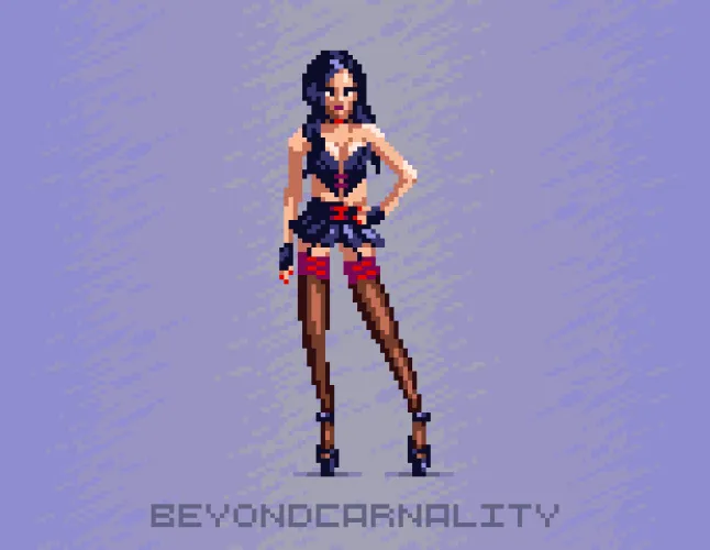 Thumbnail Exploring Pixel Tiddy Goth GF Art: An In-Depth Look by BeyondCarnality