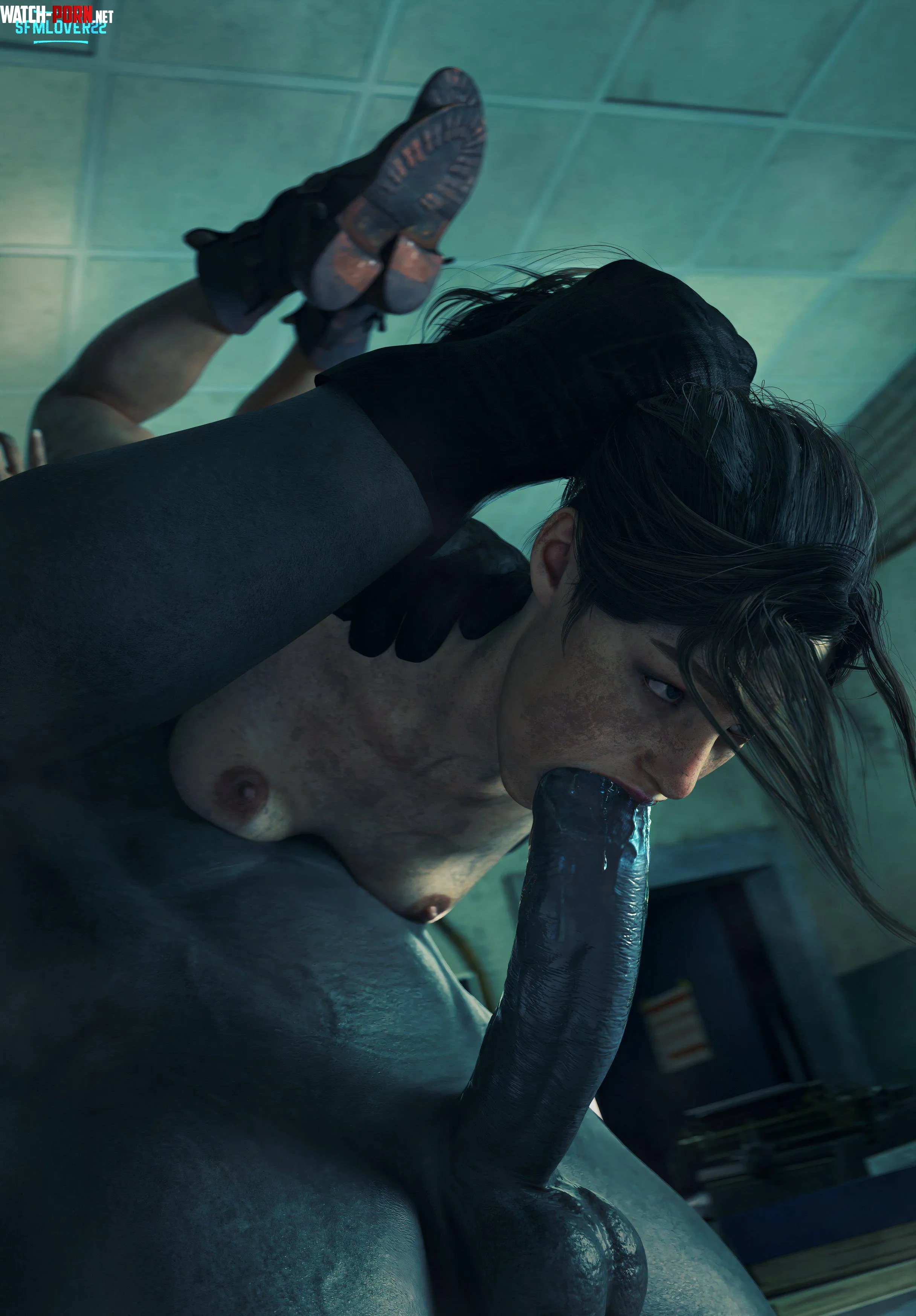 Claire vs Mr X Sfmlover22 Resident Evil by Kuro-Oji