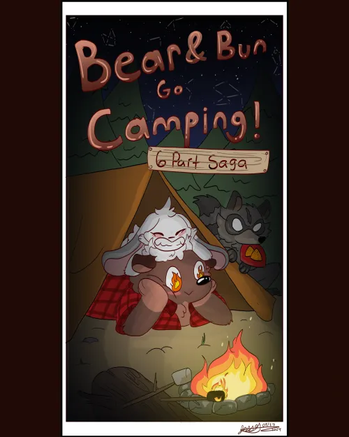 Thumbnail Bear & Bun Camping Adventure by JessTheChips: A Furry Tale for Outdoor Enthusiasts