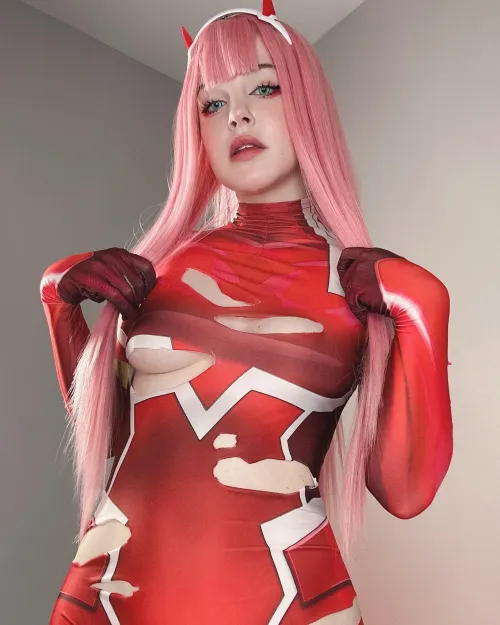 Thumbnail Zero Two Emfoxpng Darling in the Franxx Fan Art by Emfoxpng - Rule 34 Category