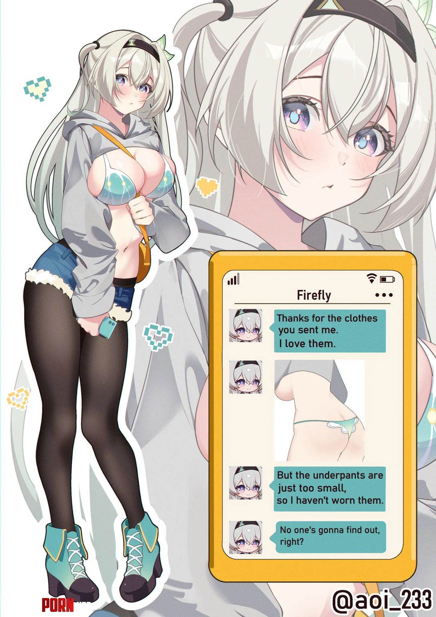 Sexy Firefly didnt wore her panties by Shiro3099