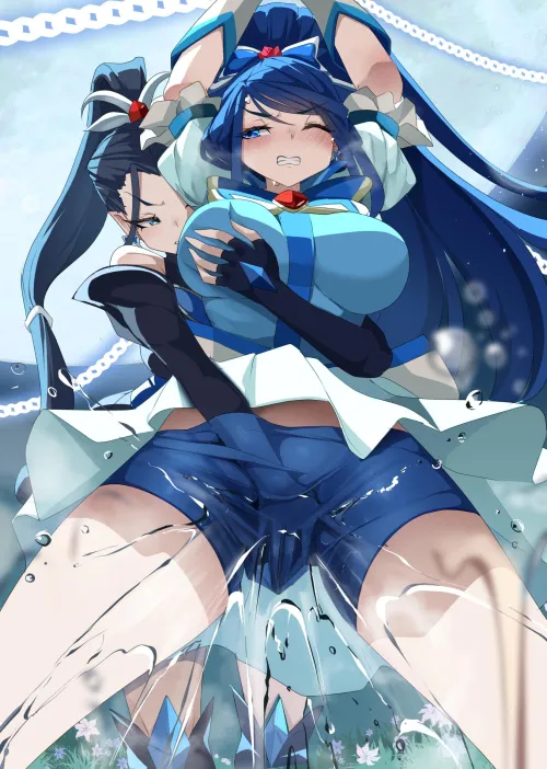 Thumbnail Getting Wet - Yes! Pretty Cure 5 GoGo by antonnis - Yuri