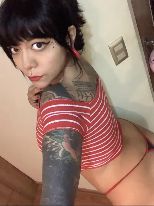 Thumbnail PunkGirls: Embrace the Dark Side with 'Goth Girl in Red' by ErotiqueFaith