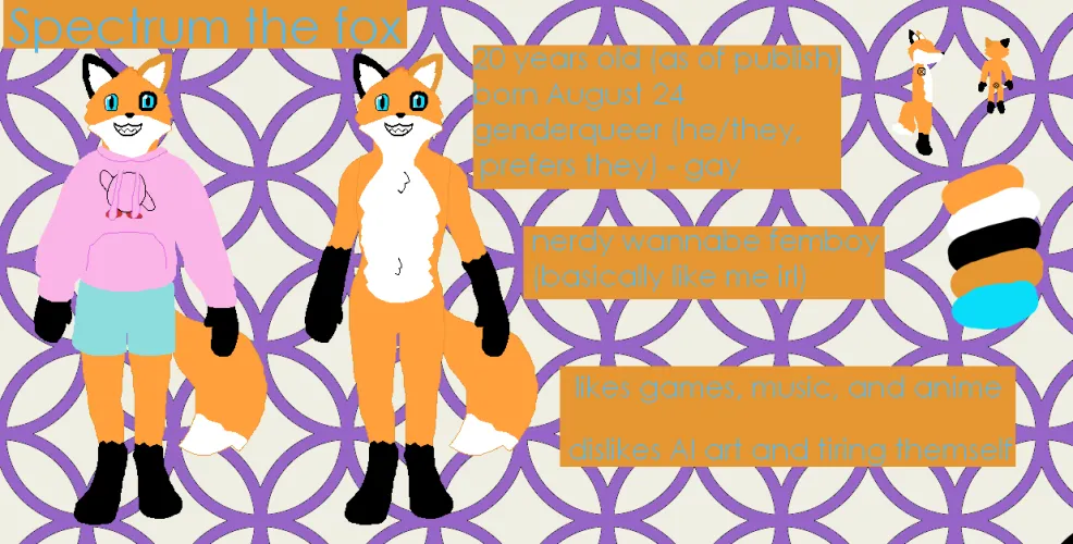 Thumbnail Comprehensive Fursona Reference Sheet by Technical-Agency-426 | Furry Category
