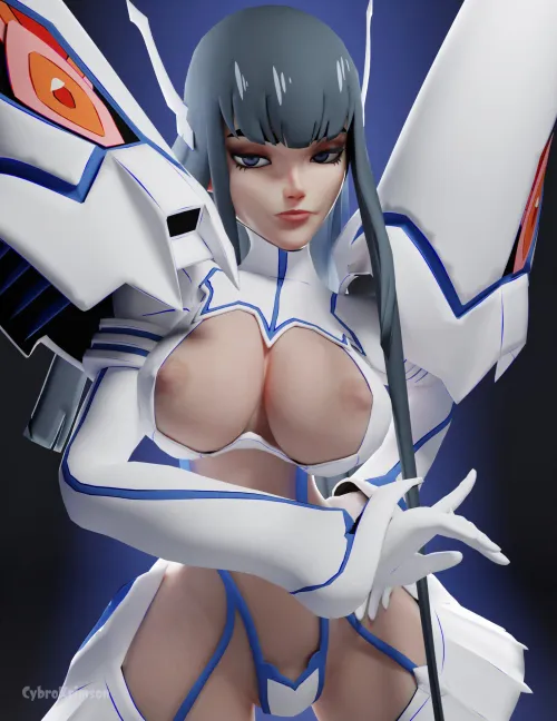 Thumbnail Satsuki Kiryuin CybroKrimson: A Steamy Thick Hentai Delight by Author CybroKrimson