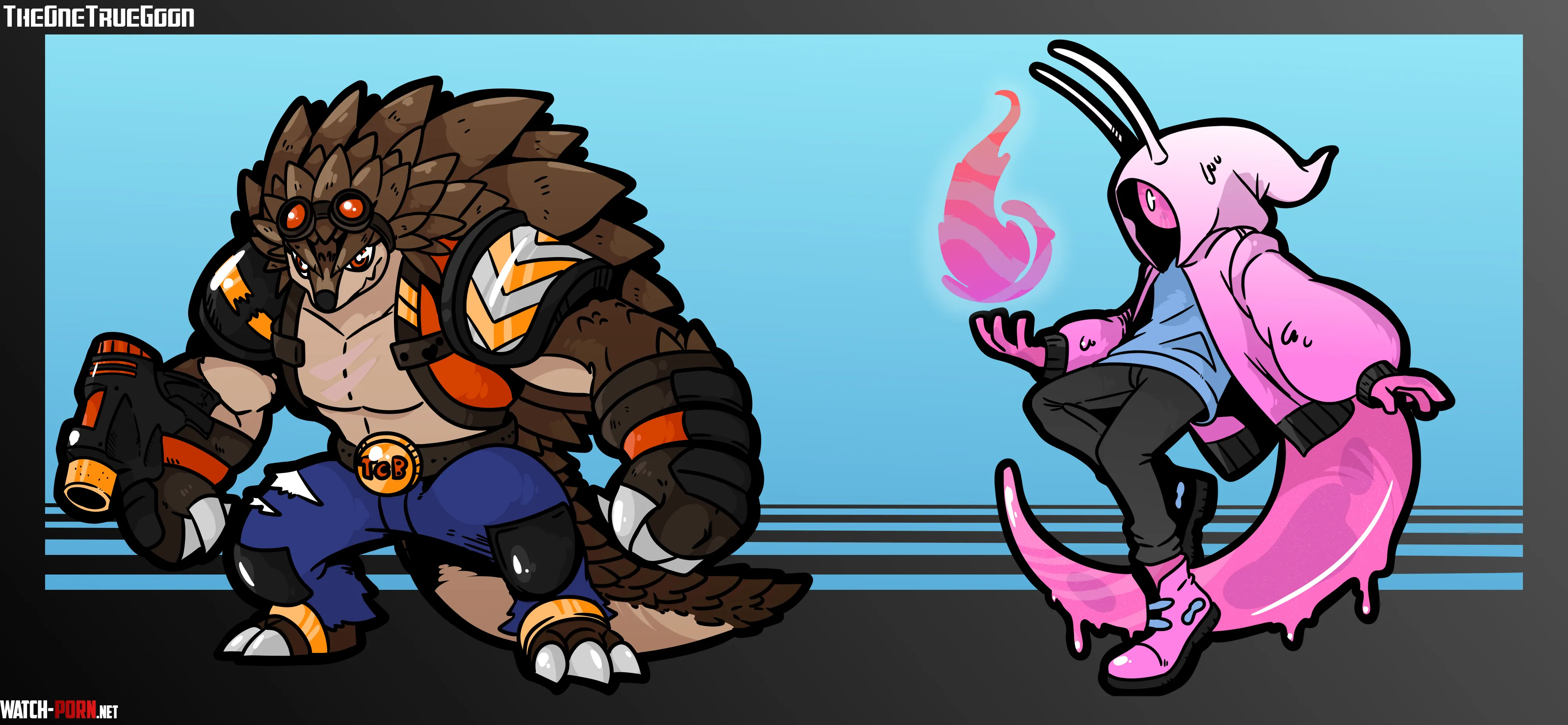 I like to draw rare or endangered animals as characters in one of those pvp hero shooter games can you guess what creatures these 2 are  by TheGoonReview