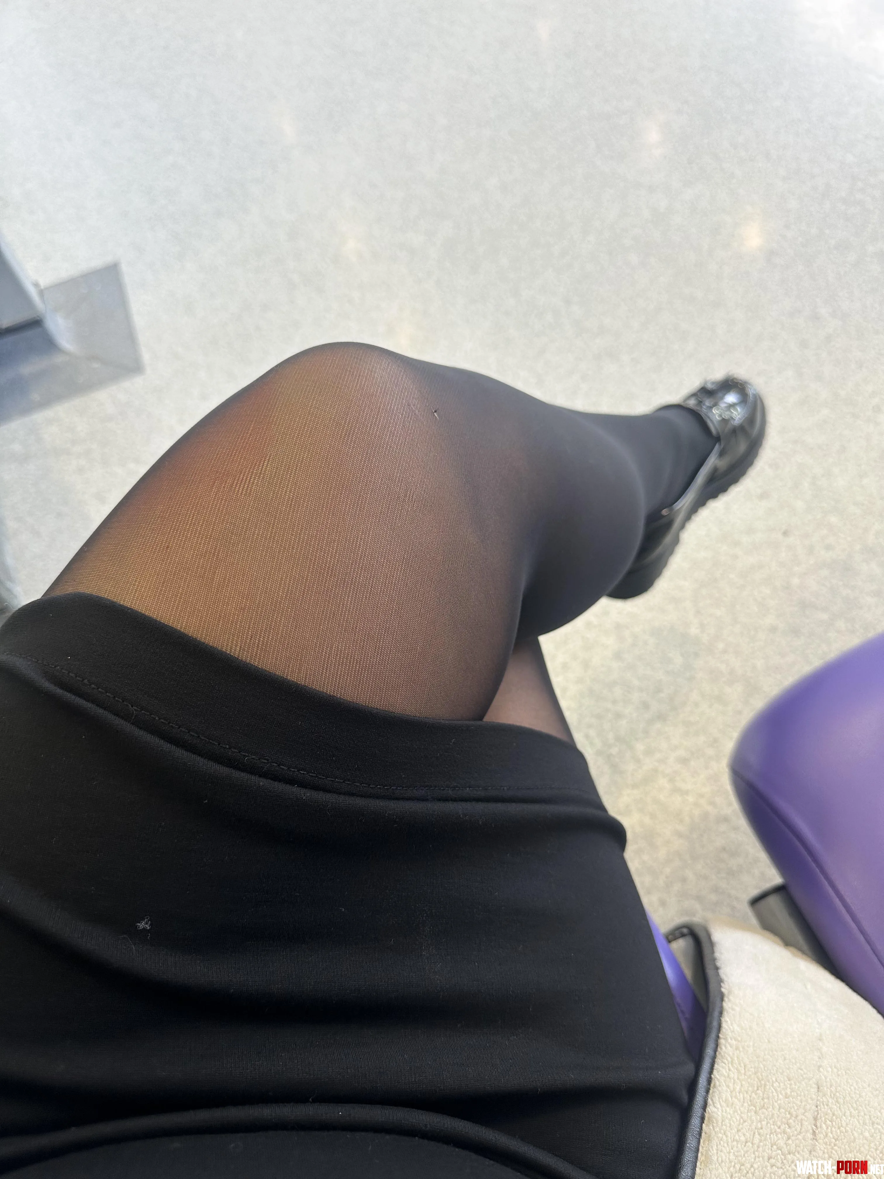 Tights snd mini skirt for work  by Financial_Pea3867
