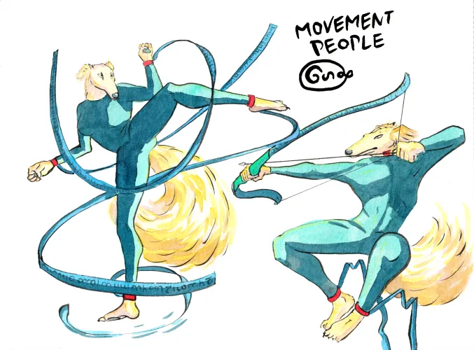Thumbnail Furry Fiction: Gymnastic Borzoi Fighters by Consistent-Hair-8516 - A Thrilling Tale of Anthropomorphic Adventure