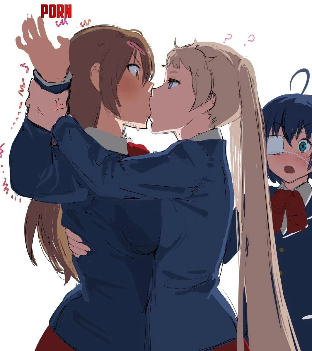 Abrupt kiss By moritakenover Love Chunibyo by queshu22