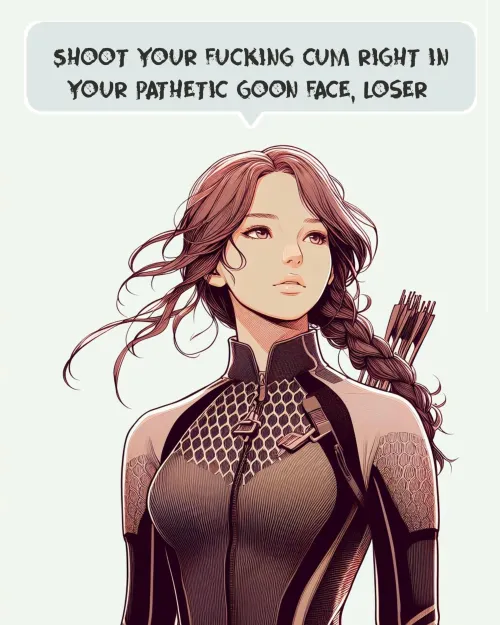 Thumbnail Katniss Everdeen by Punch-My-Balls: A Captivating CEI Captions Collection