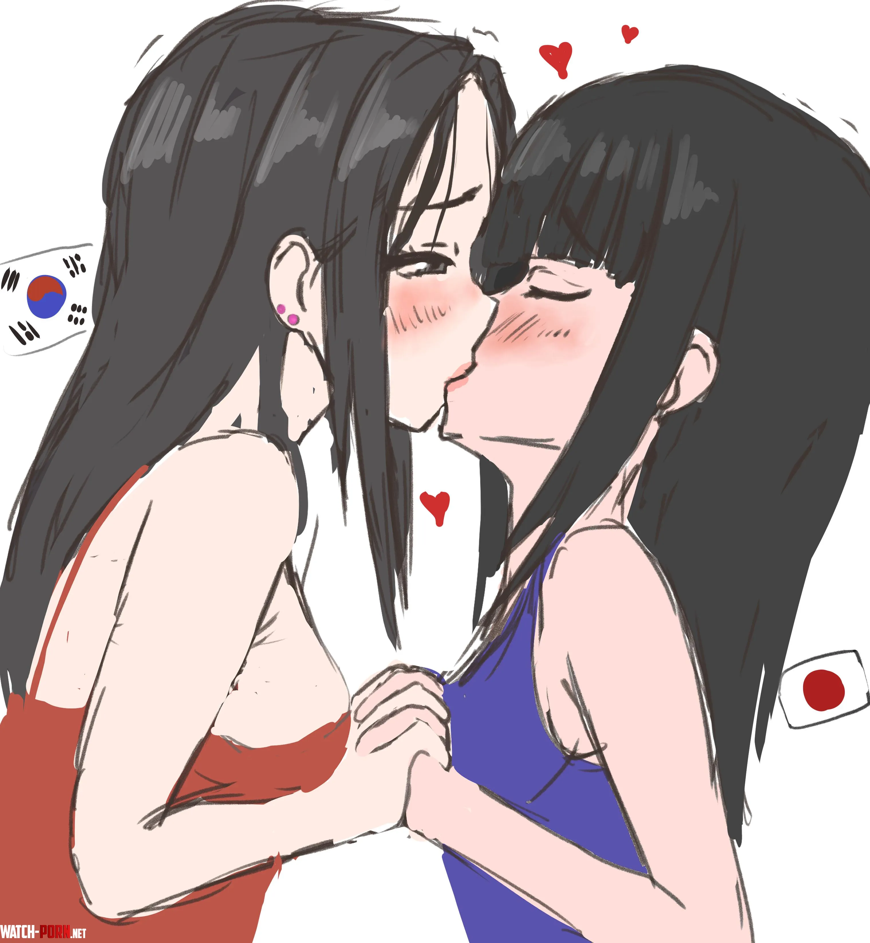 Korean x japanese girl original by Subject-Ad190