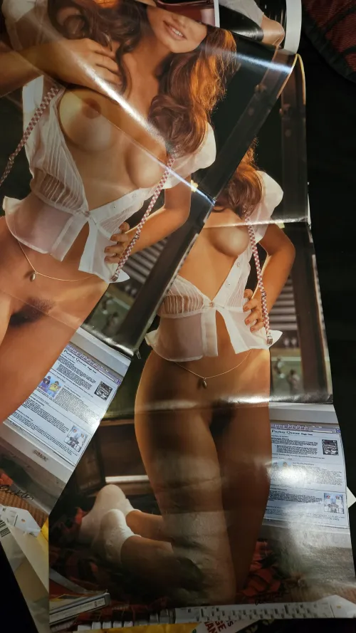 Thumbnail Rare Find: Double Printed Centerfold of Alicia Rickter in Playboy Magazine | raiderfifi55