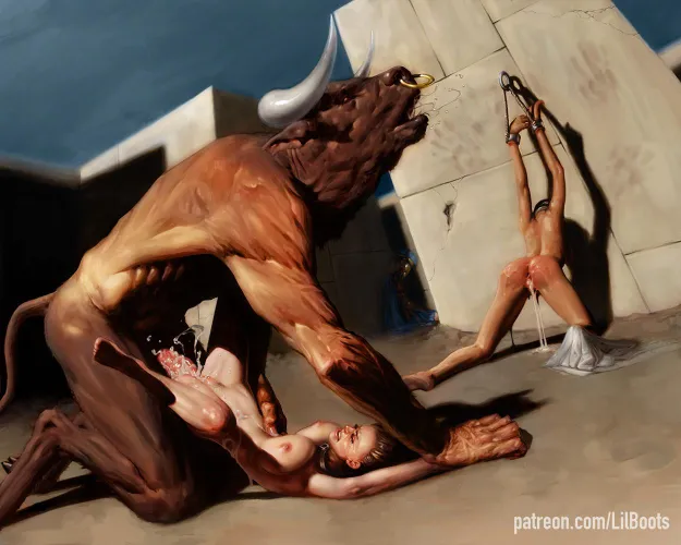Thumbnail Offering to the Minotaur by SpitefulCrow1701 - MonsterMen
