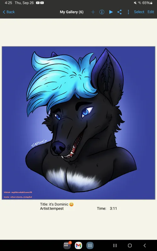 Thumbnail Meet Dominic: My Original Character in Stunning Furry Art by Me, Tempie_Wempie