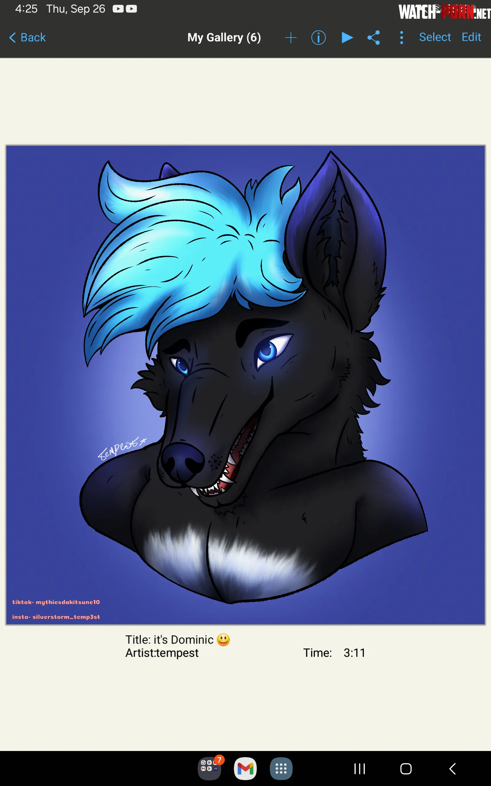 its my oc Dominic  art by me by tempie_wempie