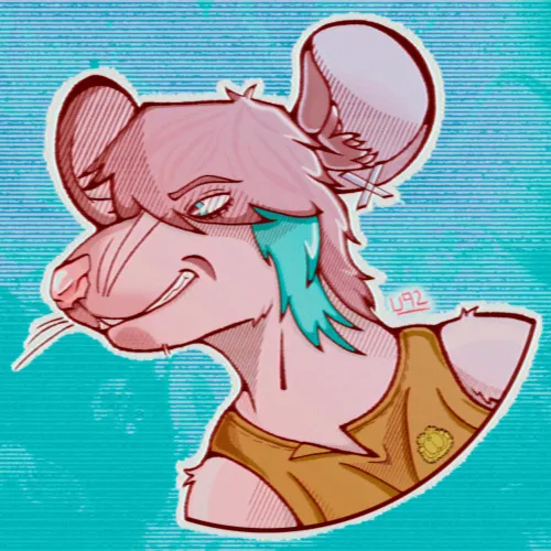 Thumbnail Mighty Little Rat Icon Commission by uraniumeater_92 in the Furry Category