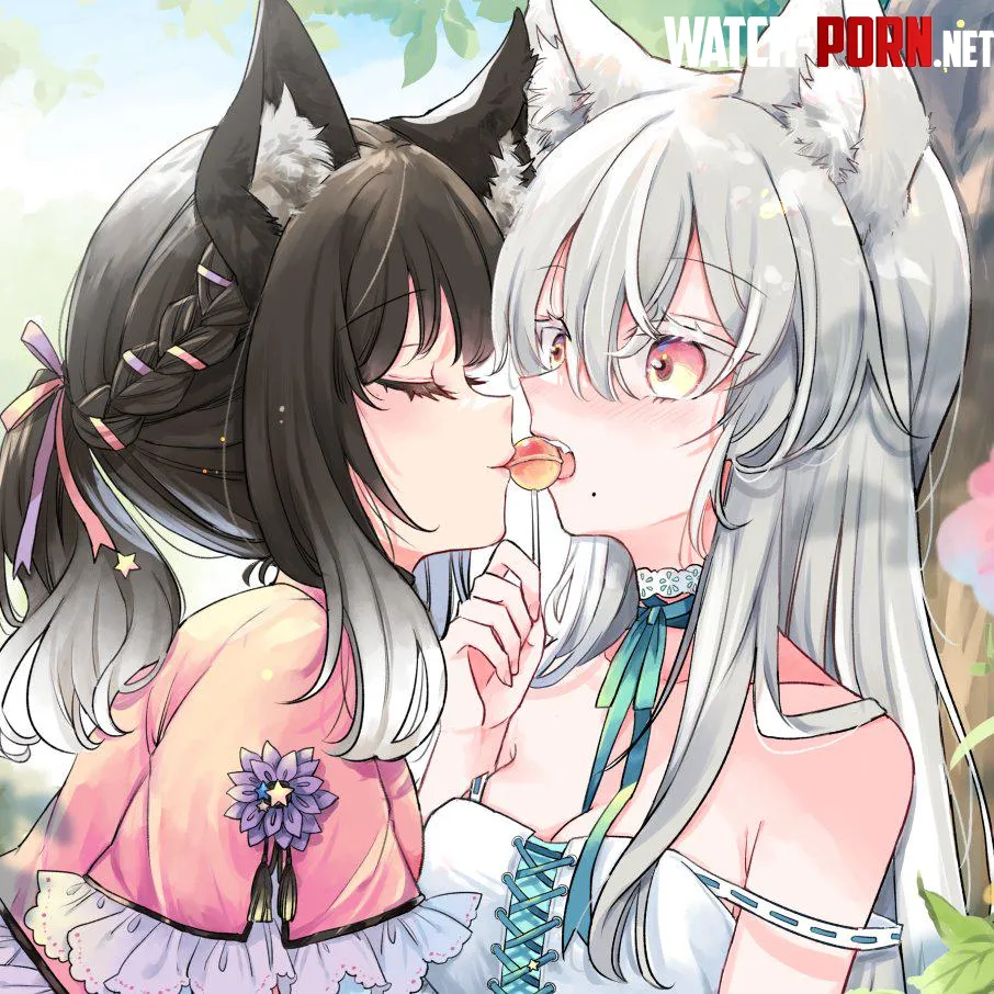 Enjoying a lollipop together Artists OC by marxsander2016